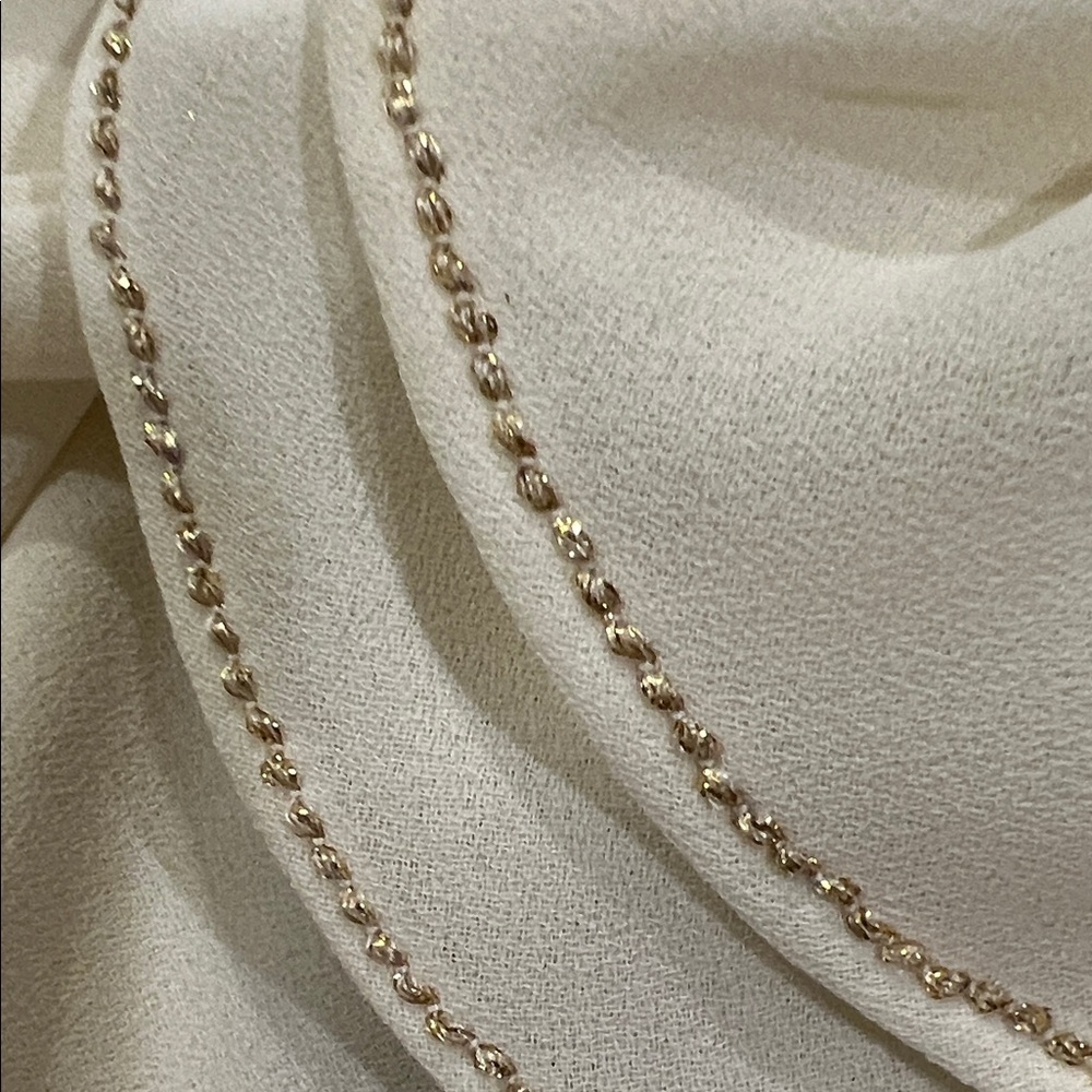 St. John Ivory Blouse with Tie Neck - Picture 10 of 10